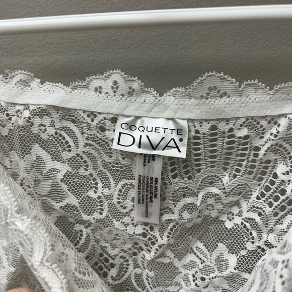 Coquette Diva White Lace Slip Dress - Picture 3 of 4